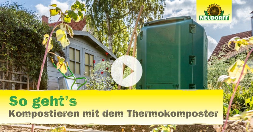 Kompostieren mit dem Neudorff DuoTherm Thermokomposter